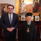  Με τον Οικουμενικό Πατριάρχη συναντήθηκε ο υπουργός Παιδείας