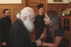 Με τον Αρχιεπίσκοπο συναντήθηκε η υφ. Παιδείας Δ. Μιχαηλίδου