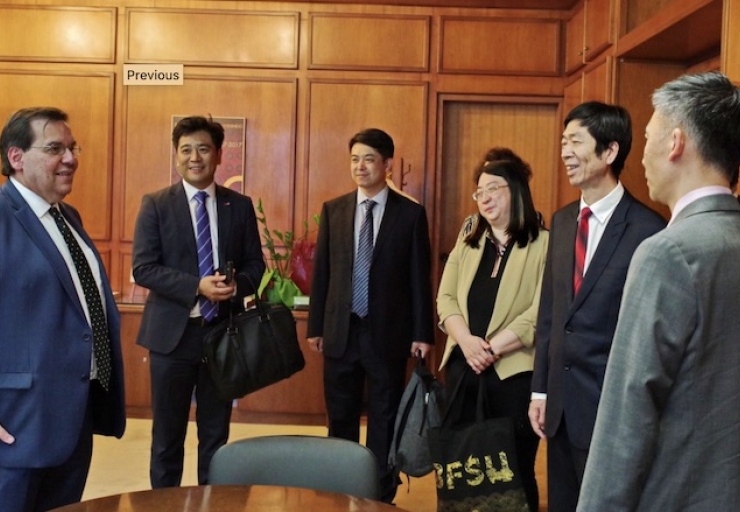 Κινέζικη αντιπροσωπεία του Συμβουλίου Υποτροφιών της Κίνας στο Εθνικό Μετσόβιο Πολυτεχνείο 