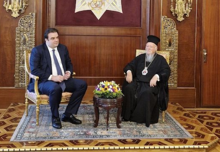 Κ. Πιερρακάκης: Το Οικουμενικό Πατριαρχείο έχει μοναδική και αναντικατάστατη θέση στον Χριστιανισμό