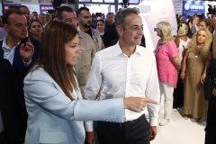 Στο   περίπτερο 17, στο χώρο akademia (εκπαίδευση-έρευνα -καινοτομία) ο πρωθυπουργός