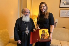 Συνάντηση Σ. Ζαχαράκη με Πατριάρχη Ιεροσολύμων
