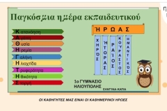 Οι  ζωγραφιές και ποιήματα  ευγνωμοσύνης προς τους εκπαιδευτικούς από τους μαθητές   