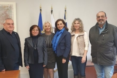 Συνάντηση  Χ.  Κεφαλίδου  με τις Πρυτανικές Αρχές του Παν.Δυτικής Αττικής (Πα.Δ.Α.)